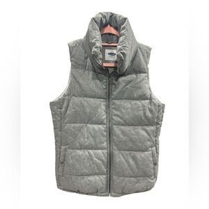 Old Navy Gray Puffer Vest Size: XS
